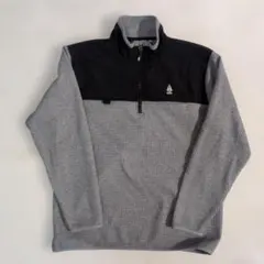 Woods Field ハーフジップトレーナー グレー/ブラック　LL