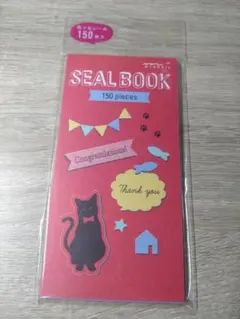 고양이 패턴 스티커북 (다양한 스티커 150매)