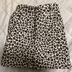 タイトスカート 台形スカート Heather ヒョウ柄