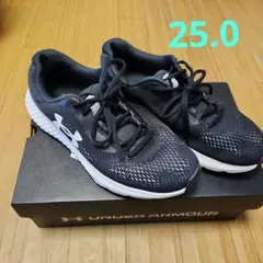 Under Armour ブラック charged Rogue 4 25.0cm