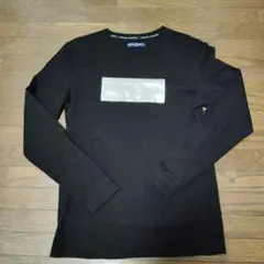 ブラック長袖カットソー M