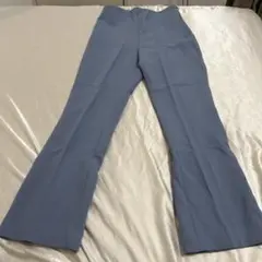 ZARA ブルー フレアパンツ Sサイズ