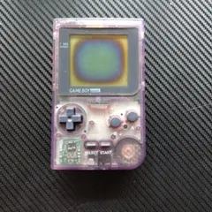 ❤パーツ取り可❤ジャンク品 ゲームボーイポケット クリアパープル