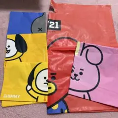 公式 bts bt21 韓国 ショッパー バッグ