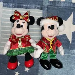 ディズニーリゾート ランド シー クリスマス限定 ぬいぐるみバッジ