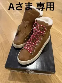 NO NAME (ノーネーム)ブラウン ハイカットスニーカー 、サイズ：36のサムネイル