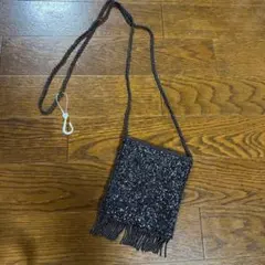 ビーズバック　フリンジ付き　パーティー　エレガント　海外購入