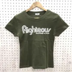 70’s vibes レトロ 古着 レタード 英字 プリント チビ Tシャツ