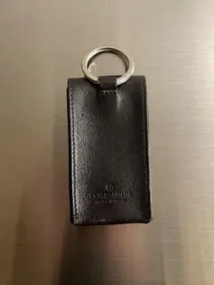 Giorgio Armani 黒 レザー キーケース