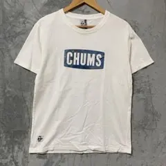 【L1474】 CHUMS 半袖Tシャツ サイズM ホワイトのサムネイル
