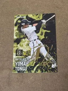 プロ野球チップスカード 2025 第2弾 頓宮裕真 スターカード 金箔サイン入り