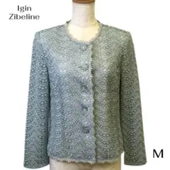 kk59【M】 Igin Zibeline ノーカラージャケット セレモニー