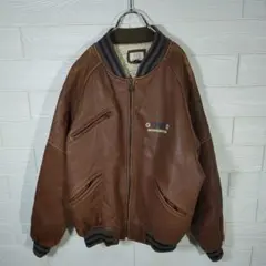 TJW レザージャケット ブラウン リアルレザー 韓国製
