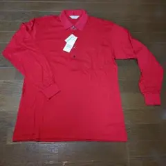 Munsingwear GrandSlam 長袖ポロシャツ 赤 Lサイズのサムネイル
