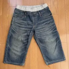 EDWIN 503 ハーフパンツダークブルー150サイズ