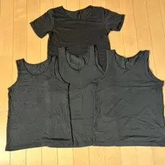 UNIQLO AIRismシャツ 半袖 ランニング4枚セット　130 140