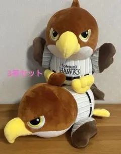 福岡ソフトバンクホークス タカぬい 3等 2体セット - メルカリ