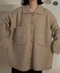 lawgy over size knit outerのサムネイル