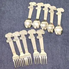 【希少レトロ】スヌーピー　スプーン+フォーク　Cutlery Set　新品未使用