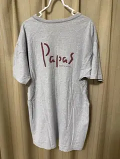 PAPAS グレー Tシャツ Lサイズ パパス - メルカリ
