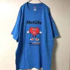 Hanes MetLife プリントTシャツ ブルー XLのサムネイル
