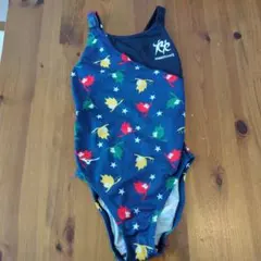 【130cm】Renaissance 水着 ネイビー 多色デザイン
