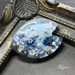 no.1226 。❀桜花弁フロラルデザインレジンヘアゴム。❀再販Ｇ-2