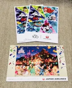 ディズニー　JAL ポストカード