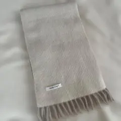 AmlyCity アンリーシティ　マフラー　ベージュ×オフホワイト