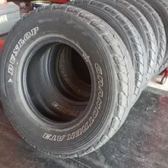 パジェロ純正 16インチアルミホイール DUNLOP GRANDTREK AT - メルカリ