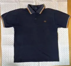 FRED PERRY ポロシャツ ネイビー M12 90s 緑タグ - メルカリ