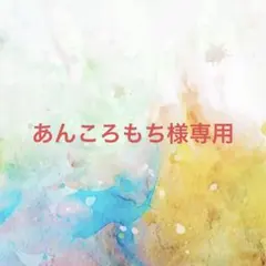 あんころもち様確認専用ページ【取り置き中　6月20日迄】