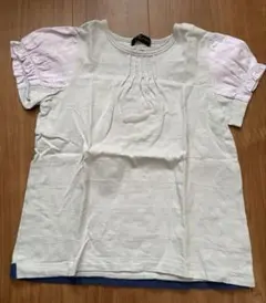 Zuppa di Zucca フリル袖ギャザーTシャツ 130cmのサムネイル
