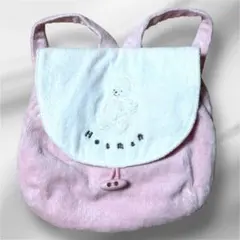 Hotman かわいいピンク クマ刺繍 リュック　ホットマン　ベビーリュックのサムネイル