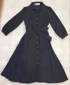 tocco closetロングワンピース フレア 黒 Mサイズ上品 清楚