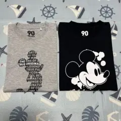 メンズ　Tシャツ　長袖　Disney　ミッキー