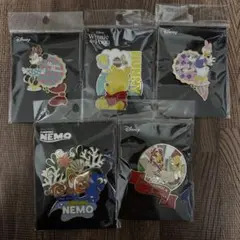 ディズニーコレクションピンバッジ　5種類