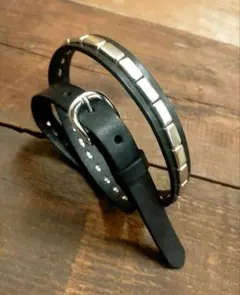 ナローベルト　20mm　スタッズベルト　ロングベルト　ナロースタッズベルト