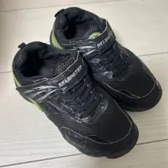 19cm ムーンスター　スニーカー　黒　ブラック