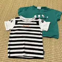 mimoland サンリオ　ポチャッコ　消防車　パンダ　トップスセット100cm