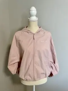 値下げ！RVCA フード付きピンクジャケット　ラッシュガードにものサムネイル