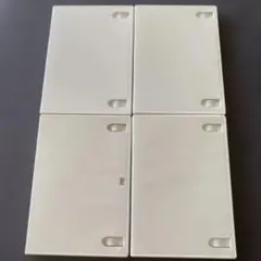 空のトールケース 4本セット (白)