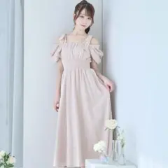 Rosé Muse ロゼミューズ Sherbet flare dress ピンク - メルカリ