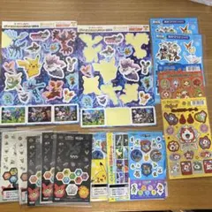 ポケモン映画 シール ゼクロム レシラム ケルディオ メロエッタ ディアンシー