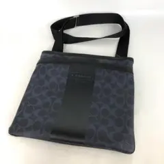 COACH コーチ ネイビー ブラック シグネチャー ヘリテージ ストライプ