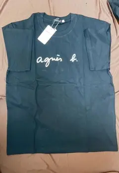 agnis b. ネイビー 半袖Tシャツ　Sサイズ