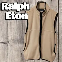 Ralph Eton ベージュ フリース ベスト Mサイズ