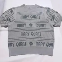 MARY QUANT デイジーロゴジャカード プル オーバー グレーのサムネイル