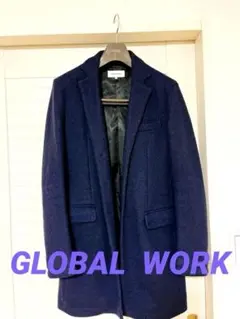 GLOBAL WORK メンズ　チェスターコート　S