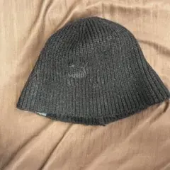 Puma 黒 ニット バケットハット